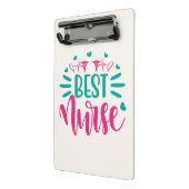 TITLE  Best Nurse Mini Clipboard – Personalized Me ミニクリップボード (アングル2)
