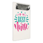 TITLE  Best Nurse Mini Clipboard – Personalized Me ミニクリップボード (アングル)