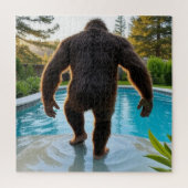 Title: Bigfoot’s Backyard Pool Party ジグソーパズル (縦)