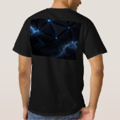 Title  Electric Neon Grid Men’s T-Shirt | Futurist Tシャツ (裏面)