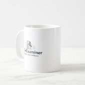 Title Examiner Mug – Accuracy. Clarity. Confidence コーヒーマグカップ (正面左)