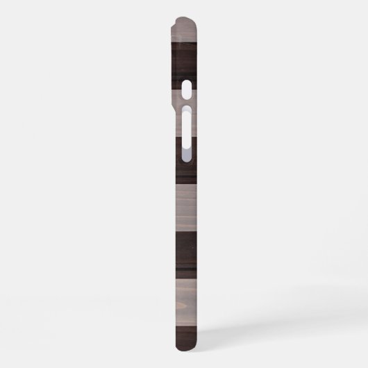 Title Matte Chessboard Texture Phone Case iPhoneケース (左側面)