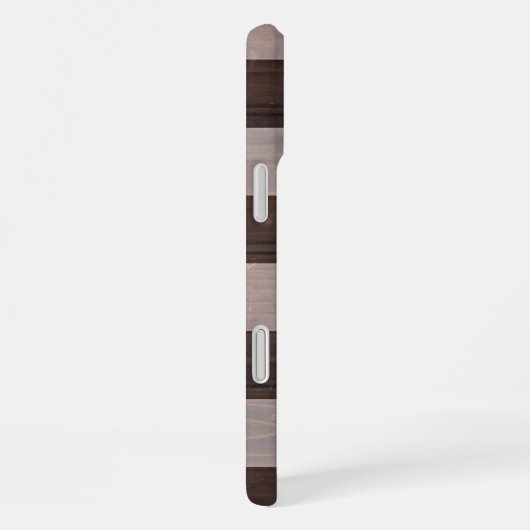 Title Matte Chessboard Texture Phone Case iPhoneケース (右側面)