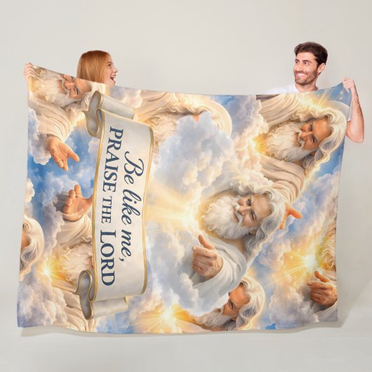 Title me praise the Lord premium fleece blanket in フリースブランケット (インサイチュ)