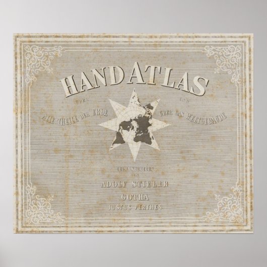 Title Page地球の一部のハンドアトラス ポスター (正面)