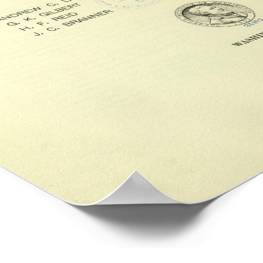 Title Page Atlas California earthquake ポスター (角)