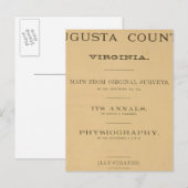 Title Page Augusta County，バージニア ポストカード (正面/裏面)