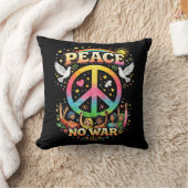 Title: Peace Over War クッション (ブランケット)