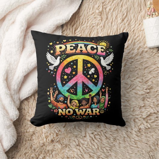 Title: Peace Over War クッション (ブランケット)