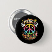 Title: Peace Over War 缶バッジ (正面&裏面)