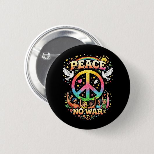 Title: Peace Over War 缶バッジ (正面&裏面)