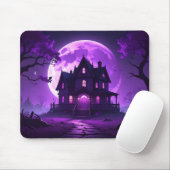 Title: Purple Moon Haunted Mansion Mousepad マウスパッド (マウス)