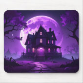 Title: Purple Moon Haunted Mansion Mousepad マウスパッド (正面)