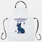 Title: Purranormal Activity – Haunted Cat Apron エプロン (正面)