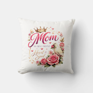 🌸 Title (SEO + Trending) Mom Crown Rose Design –  クッション