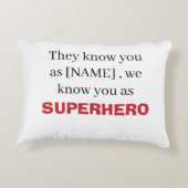  Title The World Knows Her As [NAME] We Know Her A アクセントクッション (裏面)