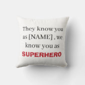  Title The World Knows Her As [NAME] We Know Her A クッション (裏面)