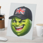 Title Union Jack Wall art 台座サイン (インサイチュ)