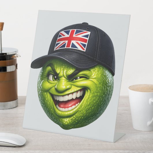 Title Union Jack Wall art 台座サイン (インサイチュ)