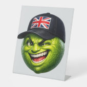 Title Union Jack Wall art 台座サイン (正面)