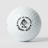 Titleist Pro V1 P.A.R.F.O.マスコットロゴ ゴルフボール (正面)