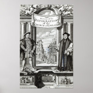 Titlepage歴史の改革教会イギリス ポスター