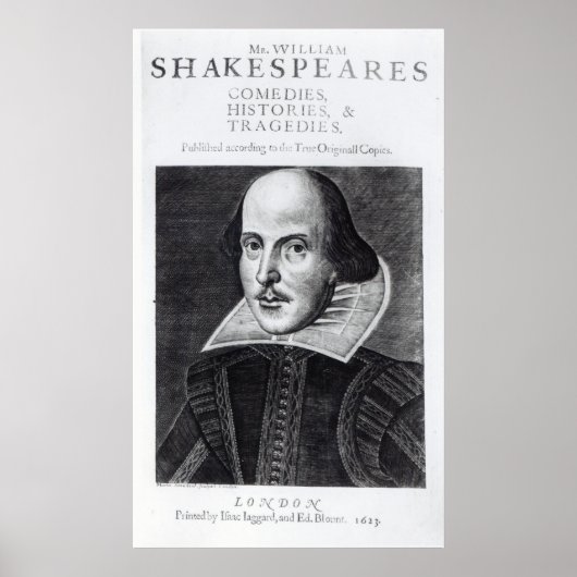 Titlepage, 'Mr. William Shakespeares ポスター (正面)