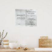 Titlepage to 'On the Origin of Species' ポスター (キッチン)