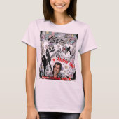 TITLESカラオケタイム女性Tデザイン Tシャツ (正面)