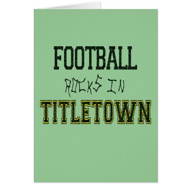 Titletown1のフットボールの石 (正面)