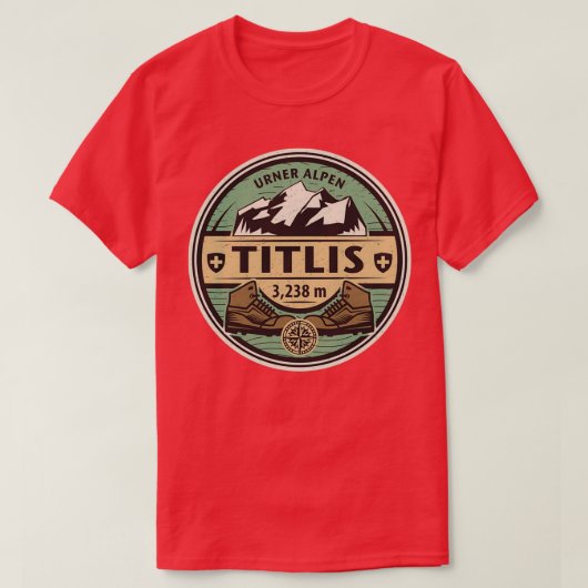 Titlis Urner Alpen Tシャツ (デザイン正面)