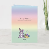 Tito、Taz、Annie Cat Easter Greetings Card シーズンカード (裏面)