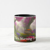 Tito's Morning Teaカスタマイズ可パーソナライズされた能 マグカップ (中央)