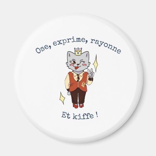 Titre : "Ose, Exprime, Rayonne :  マグネット (正面)