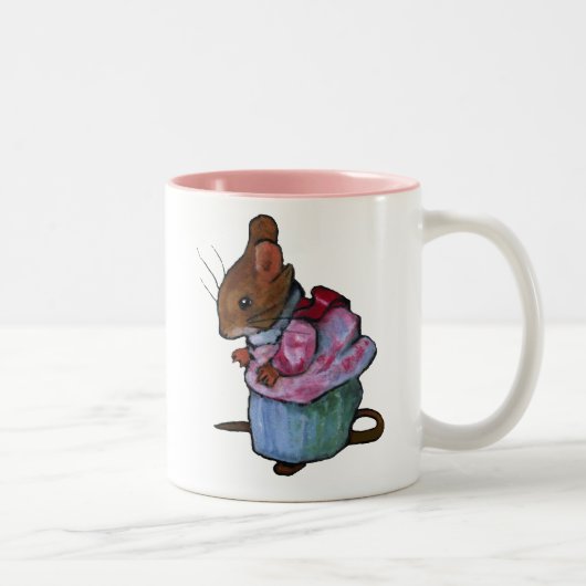 Tittlemouse夫人: 油のパステル ツートーンマグカップ (右)