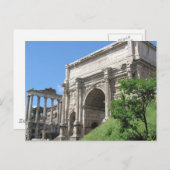 Titus -ローマ、イタリアのローマのフォーラムのアーチ ポストカード (正面/裏面)