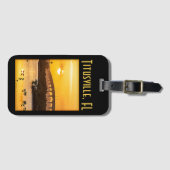 Titusville, Florida Sunset – 旅行写真（お土産） ラゲッジタグ (正面横)