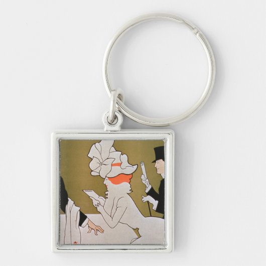 「Tivoliレストラン、繊維」の、ロンドン(色のlitho) キーホルダー (正面)