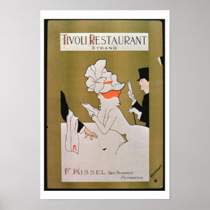 「Tivoliレストラン、繊維」の、ロンドン(色のlitho) ポスター