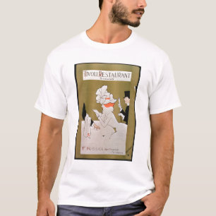 「Tivoliレストラン、繊維」の、ロンドン(色のlitho) Tシャツ