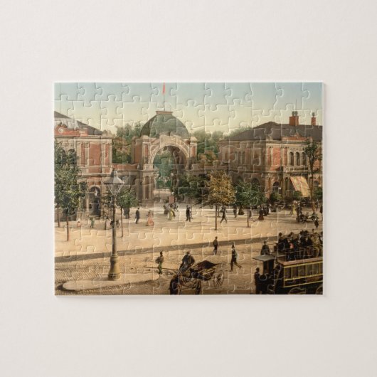 Tivoli公園の入口コペンハーゲンデンマーク ジグソーパズル (横)