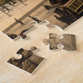 Tivoli公園の入口コペンハーゲンデンマーク ジグソーパズル (側面)