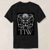 Tiw - Anglo Saxon God of War  Tシャツ (デザイン正面)