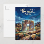 Tiwanaku Bolivia ポストカード (正面/裏面)