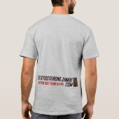 TJ及びチェスターフィールドのヒョウのティー Tシャツ (裏面)