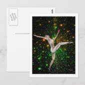 TJ素晴らしコンウェイによるアート、体操、ダンス&スター ポストカード (正面/裏面)