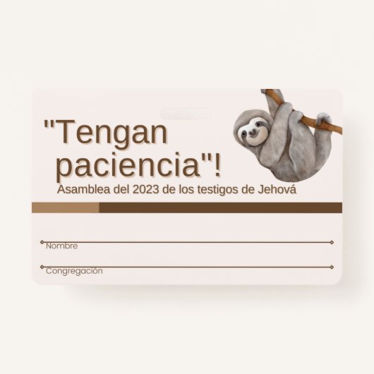 TJ Recuerdo de Insignia | Asamblea Regional 2023 バッジ (正面)