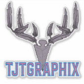 TJTGRAPHIX ステッカー シール (正面)