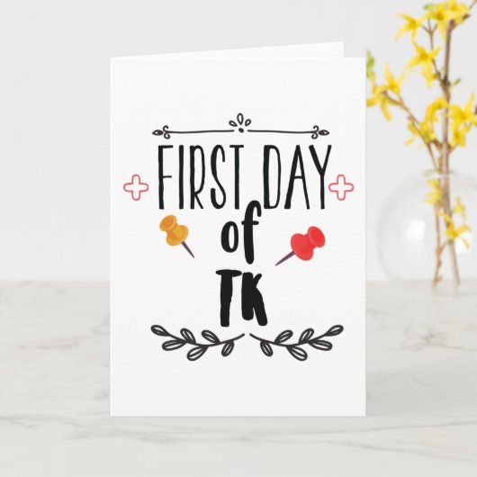 Tkの初日 カード (黄色い花)