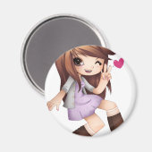 TKチビ（小さくかわいく書いた感じ）磁石 マグネット (正面/裏面)